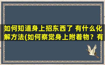 如何知道身上招东西了 有什么化解方法(如何察觉身上附着物？有效的解决方法！)